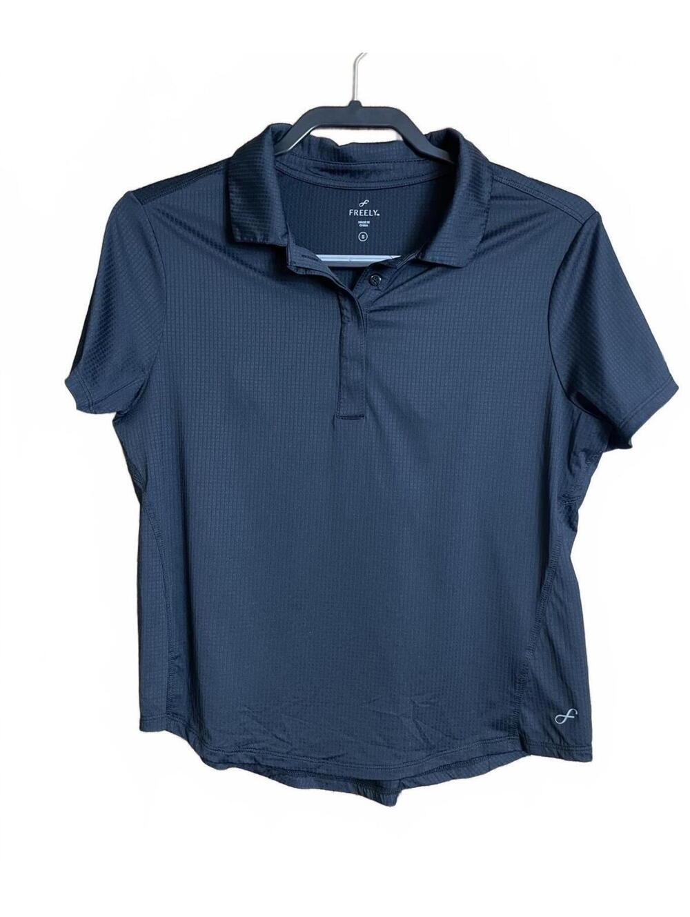 Freely black polo top small